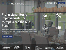 Tablet Screenshot of marshallbrothersconstruction.com